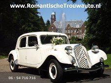 Romantische Trouwauto huren.