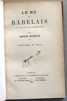 Le Nu de Rabelais d'apres Jules Garnier 1892 Silvestre - 4