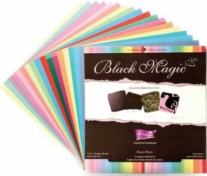 Core'dinations colorcore cardstock black magic 12' - 1