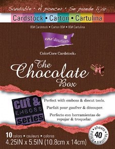 Core'dinations colorcore cardstock chocoladebox, 10.8x14 centimeter