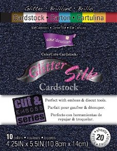 Core'dinations colorcore cardstock glitter silk, 10.8x14 centimeter