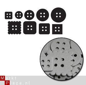 Maya Road chipboard buttons - 1