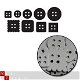 Maya Road chipboard buttons - 1 - Thumbnail