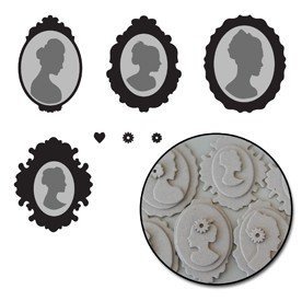 Maya Road chipboard cameos sets - 1