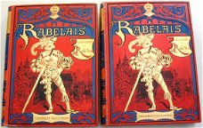 Oeuvres de Rabelais [1885-86] A. Robida (ill.) Set van 2