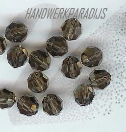 Swarovski 5000 Smoky Quartz 6mm Per Stuk LIMITED - 1