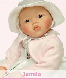 LIEF!  Miaculti reborn baby Jamila voor kind/verzamelaar,  62 cm