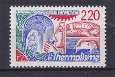 Frankrijk 1988 Le Thermalisme 2F20 rood ipv blauw **