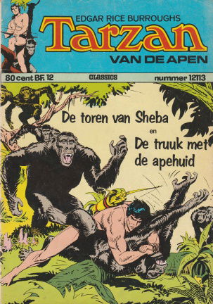 Tarzan en de toren van Sheba en de truuk met de apenhuid - nr. 1