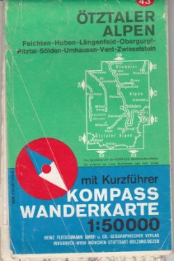 Wandelkaart Otztaler Alpen