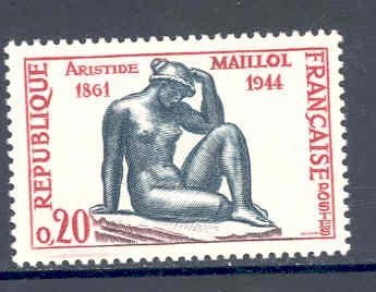 Frankrijk 1961 Aristide Maillol sculpteur postfris - 1
