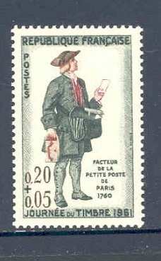 Frankrijk 1961 Journée du Timbre postfris