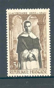 Frankrijk 1961 JB H de Lacordaire postfris