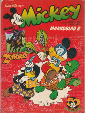 Mickey, maandblad no. 8, Augustus 1978 - nr. 1