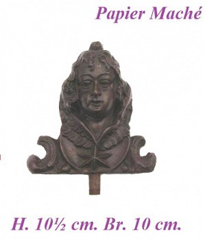 === Ornament onderdeel = papier maché = oud === 26739 - 1