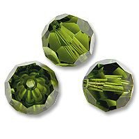 Swarovski 5000 Olivine 6mm Per Stuk. - 1