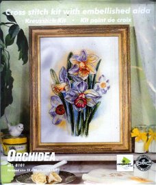 ORCHIDEA VOORBEDRUKT BORDUURPAKKET "NARCISSEN