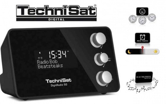 TECHNISAT DIGITRADIO 50, ZWART, DAB+ ONTVANGER - 1