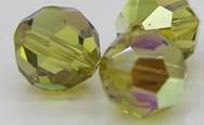 Swarovski 5000 Lime AB 6mm Per Stuk. - 1