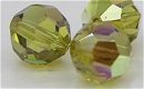 Swarovski 5000 Lime AB 6mm Per Stuk. - 1 - Thumbnail