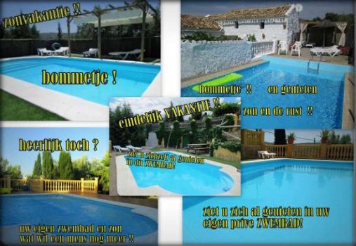 spanje andalusie, huisje huren met prive zwembad - 7