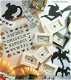 borduurpatroon 3291 halloween, merklapje,band,naamschilderij - 1 - Thumbnail
