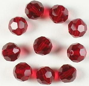 Swarovski 5000 Garnet Satin 6mm Per Stuk LIMITED - 1