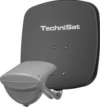 TechniSat multytenne DuoSat 4,3° twin, Antraciet, schotel antenne. - 3