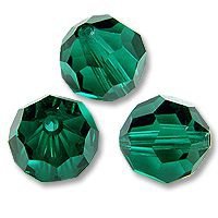 Swarovski 5000 Emerald 6mm Per Stuk. - 1