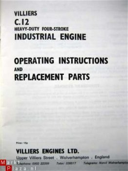 22490 Norton Villiers C.12 Operating & Spares Handbook - 1