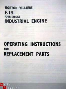 22491 Norton Villiers F.15 Operating & Spares Handbook - 1