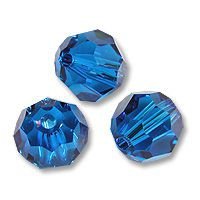 Swarovski 5000 Capri Blue 6mm Per Stuk. - 1