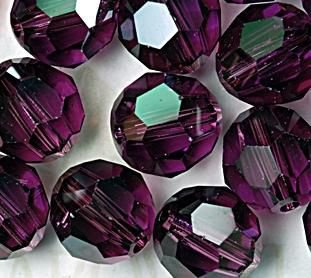 Swarovski 5000 Amethyst Satin 6mm Per Stuk - 1