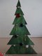 Kerstboom van tiffany glas handgemaakt eenmalig - 1 - Thumbnail