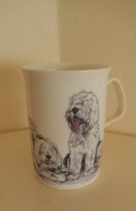 Beker herdershond/sheepdog - nr. 1