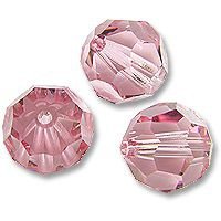 Swarovski 5000 Light Rose 4mm 5 Stuk - 1