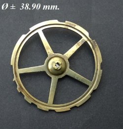 === Sluitrad = Franse pendule = oud === 26853