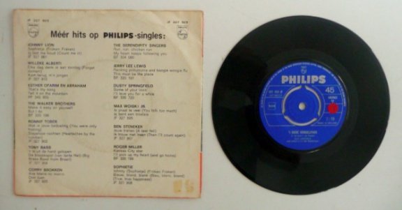 45 rpm: Elly Lichtveld - 't Oude Vondelpark / Parels (Philips 1966) - 2