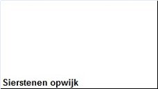 Sierstenen opwijk