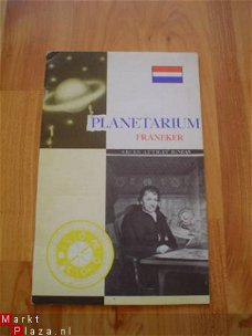 Brochure Planetarium Franeker door H. Terpstra