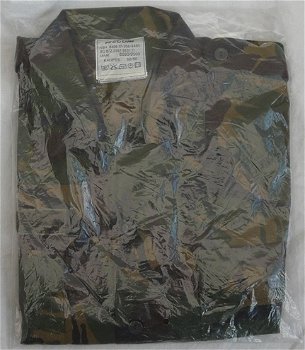 Blouse / Overhemd, Zomer, Korte Mouw, KL, M93, Woodland Camouflage, maat: 6080/9500, jaren'90.(Nr.1) - 1