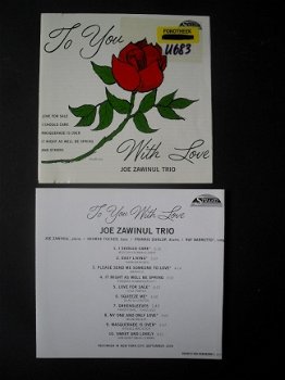 Joe Zawinul trio - To you with love - 1