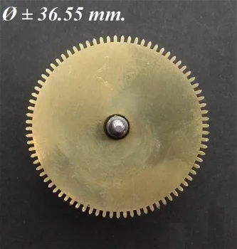 Veer trommel = Franse pendule = zonder veer =26909 - 1