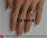 Nagel Stickers met glitters erin D37 Nail Art bloem - 1 - Thumbnail