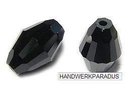 Swarovski 5200 Jet 9 x 6mm 13 Stuk - 1