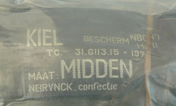 Parka / Kiel, Bescherm, NBC, type: No.1 MK II, KL, maat: M, 1971.(Nr.1) - 2