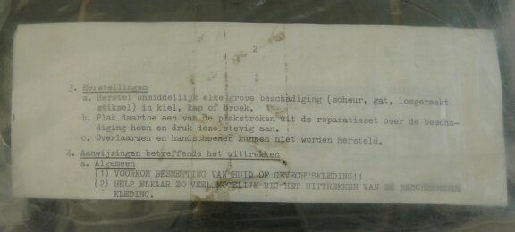 Parka / Kiel, Bescherm, NBC, type: No.1 MK II, KL, maat: M, 1971.(Nr.1) - 6