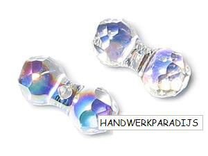 Swarovski 5150 Crystal AB 11 x 6mm Per Stuk - 1