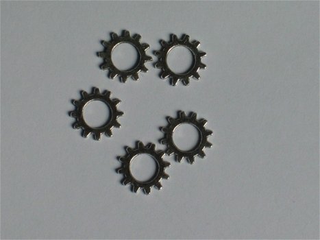5 metalen silver gears 3 - 1