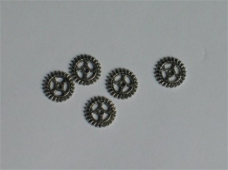 5 metalen silver gears 5 - 1